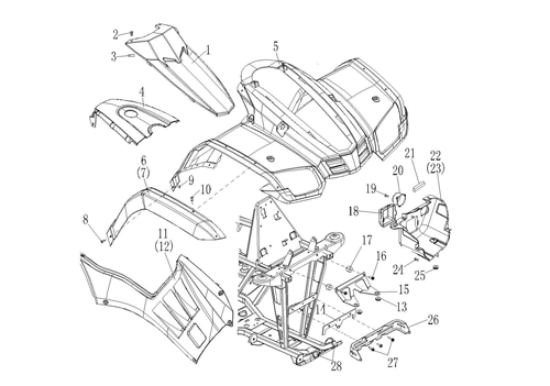 325 4X4 Front Body – Quadzilla Ltd