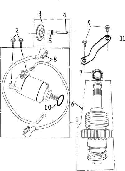 E15 Starter Motor YGF125 V1 – Quadzilla Ltd